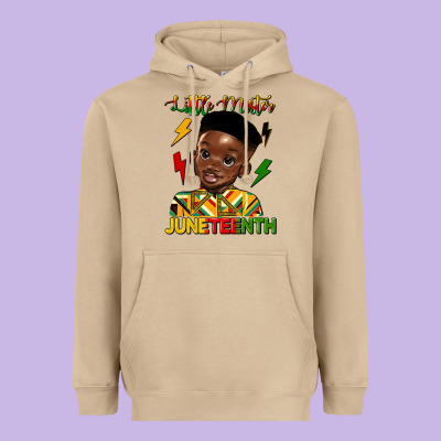 Little Mister Juneteenth Heavyweight Hoodie Designed By Hra Design Shop