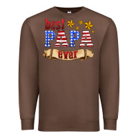Chestnut best papa ever Premium Sweatshirt - HRA Design Shop