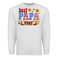 Oatmeal Heather best papa ever Premium Sweatshirt - HRA Design Shop