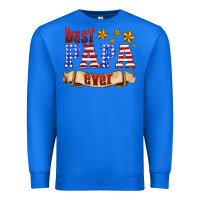 True Royal best papa ever Premium Sweatshirt - HRA Design Shop