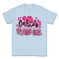 Dusty Blue cancer picked the wrong girl Classic Tee - RanaPortraitStore