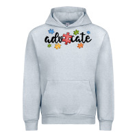 Heather Grey advocate autism Urban Hoodie - MaliasSmallBusiness