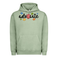 Pigment Oil Green advocate autism Urban Hoodie - MaliasSmallBusiness