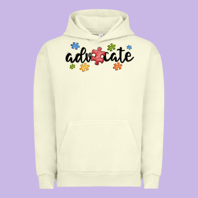 Advocate Autism Urban Hoodie Designed By Maliassmallbusiness