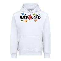 White advocate autism Urban Hoodie - MaliasSmallBusiness