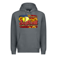 Rock Western American Flag Softball Premium Hoodie - LillyAllenDesigns