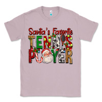 Lilac Santa's Favorite Tennis Player For Christmas Classic Tee - FaDigitalArtStudio