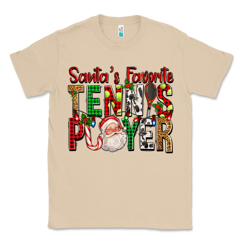 Santa's Favorite Tennis Player For Christmas Classic Tee by FaDigitalArtStudio | Teevron