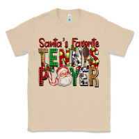 Mushroom Santa's Favorite Tennis Player For Christmas Classic Tee - FaDigitalArtStudio