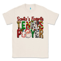 Natural Santa's Favorite Tennis Player For Christmas Classic Tee - FaDigitalArtStudio