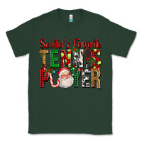 Sports Green Santa's Favorite Tennis Player For Christmas Classic Tee - FaDigitalArtStudio