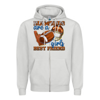 Dove Grey diamonds are a girls best friend football Zipper Hoodie - texasbilliewilder