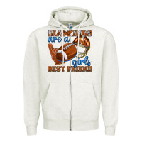 Oatmeal Heather diamonds are a girls best friend football Zipper Hoodie - texasbilliewilder