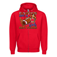 Red diamonds are a girls best friend football Zipper Hoodie - texasbilliewilder