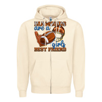 Sandshell diamonds are a girls best friend football Zipper Hoodie - texasbilliewilder