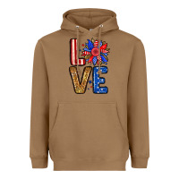 Toasted Coconut Love sunflower Heavyweight Hoodie - Neo Western