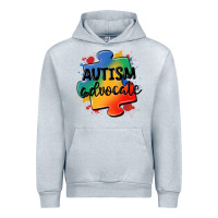 Heather Grey autism advocate Urban Hoodie - MaliasSmallBusiness