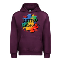 Mauve Wine autism advocate Urban Hoodie - MaliasSmallBusiness