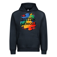 Navy autism advocate Urban Hoodie - MaliasSmallBusiness