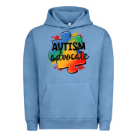 Pigment Pebble Blue autism advocate Urban Hoodie - MaliasSmallBusiness