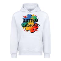 White autism advocate Urban Hoodie - MaliasSmallBusiness