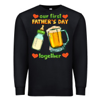 Black our first father's day together Premium Sweatshirt - HRA Design Shop