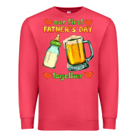 Cardinal our first father's day together Premium Sweatshirt - HRA Design Shop