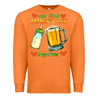 Carrot our first father's day together Premium Sweatshirt - HRA Design Shop
