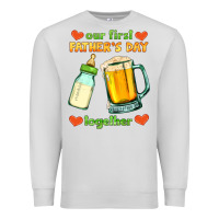 Dove Grey our first father's day together Premium Sweatshirt - HRA Design Shop