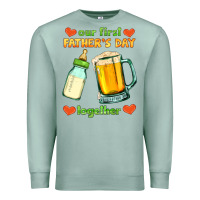 Our First Father's Day Together Premium Sweatshirt | Teevron
