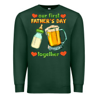 Sports Green our first father's day together Premium Sweatshirt - HRA Design Shop