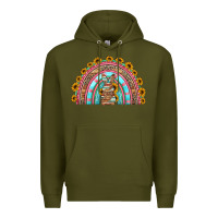 Army Green western easter rainbow Premium Hoodie - Jasminsmagicworld
