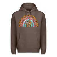 Coffee western easter rainbow Premium Hoodie - Jasminsmagicworld
