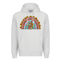 Dove Grey western easter rainbow Premium Hoodie - Jasminsmagicworld