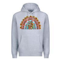 Heather Grey western easter rainbow Premium Hoodie - Jasminsmagicworld