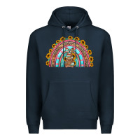 Navy western easter rainbow Premium Hoodie - Jasminsmagicworld