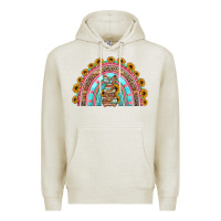 Oatmeal Heather western easter rainbow Premium Hoodie - Jasminsmagicworld