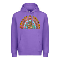 Purple western easter rainbow Premium Hoodie - Jasminsmagicworld
