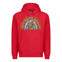Red western easter rainbow Premium Hoodie - Jasminsmagicworld