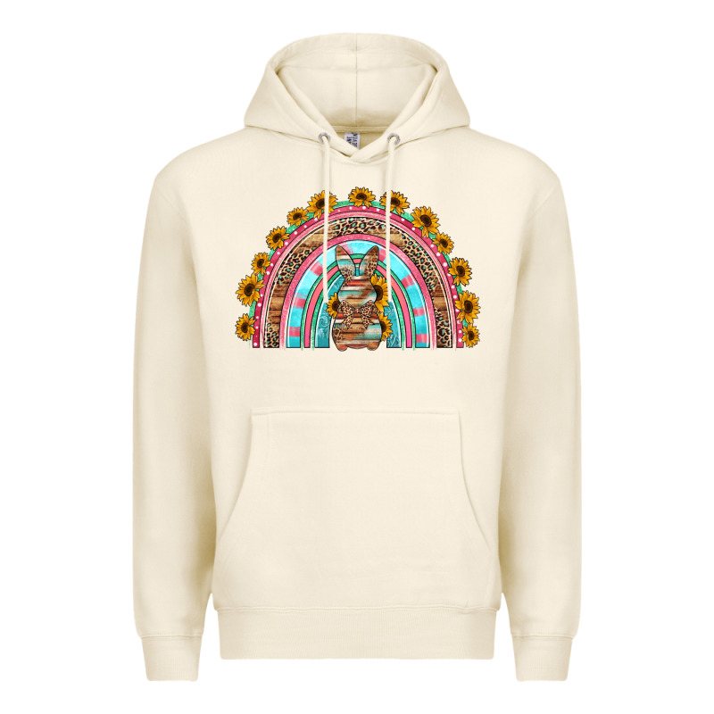 Western Easter Rainbow Premium Hoodie by Jasminsmagicworld | Teevron