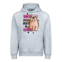 Heather Grey 100 days of school Urban Hoodie - MaliasSmallBusiness