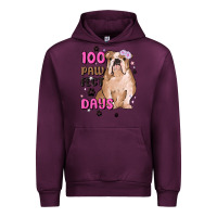 Mauve Wine 100 days of school Urban Hoodie - MaliasSmallBusiness