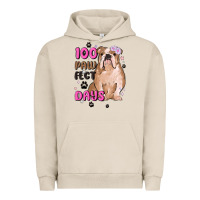 Pigment French Oak 100 days of school Urban Hoodie - MaliasSmallBusiness