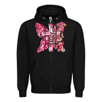 Black faith cancer cross Zipper Hoodie - Zillion Design Studio