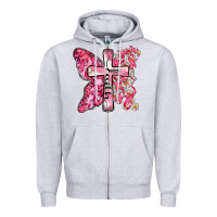 Heather Grey faith cancer cross Zipper Hoodie - Zillion Design Studio