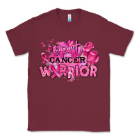 Burgundy breast cancer warrior Classic Tee - RanaPortraitStore
