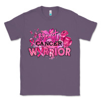 Lavender breast cancer warrior Classic Tee - RanaPortraitStore
