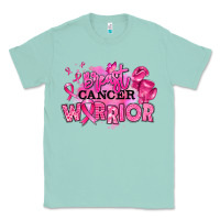 Seafoam breast cancer warrior Classic Tee - RanaPortraitStore
