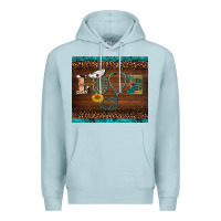 Blue Mist western nurse love tumbler Premium Hoodie - BarkalooDesign