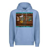 Colony Blue western nurse love tumbler Premium Hoodie - BarkalooDesign